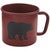 Crimson Bear Enamel Mug - Set of 4 - SALE