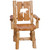 Log Cut-Out Arm Chair - Bear