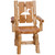 Log Cut-Out Arm Chair - Loon