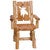 Log Cut-Out Arm Chair - Moose