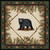 Curious Cub Black Bear Rug - 8 Ft. Square