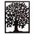 Dark Metal Tree Wall Art