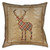Deer Calico 18 x 18 Outdoor Pillow