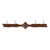 Diamond Copper Berry Concho 4 Hook Coat Rack