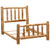 Traditional Log Complete Bed - Full