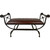 Double Vanity Bench - Posse & Antique Brown