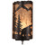 Kodiak Bear Scene Panel Sconce