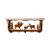 Elk Family 20 Inch Pine Hook Shelf