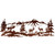Elk Family Wall Art - 84 Inch