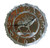 Elk Metal Art Clock - 12 Inch