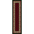 Evergreen Burgundy Rug - 2 x 8