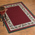 Evergreen Burgundy Rug - 5 x 8