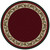 Evergreen Burgundy Rug - 8 Ft. Round