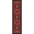 Firestorm Southwestern Rug - 2 x 8