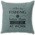 Fishing Day Linen Pillow - Ocean