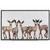 Family of Fawns Framed Canvas Wall Art