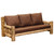 Cedar Log 7 Foot Sofa