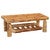 Cedar Log Open Standard Finish Coffee Table - 24 x 60