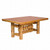 Cedar Log Standard Finish Rectangle Dining Table - 5 Foot