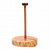 Cedar Log Free-Standing Paper Towel Holder
