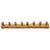 Cedar Log Wall Coat Rack - 48 Inch