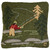 Fly Fisherman Hooked Wool Pillow