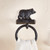 Forest Walk Black Bear Towel Ring