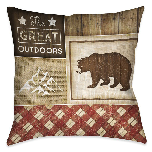 Great Outdoors 18 x 18 Outdoor Pillow