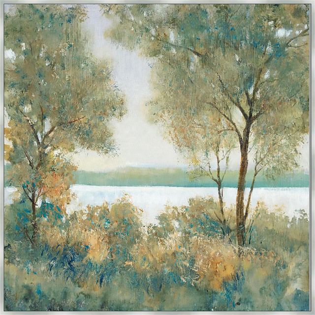 Lakeside Impressions I Canvas Art
