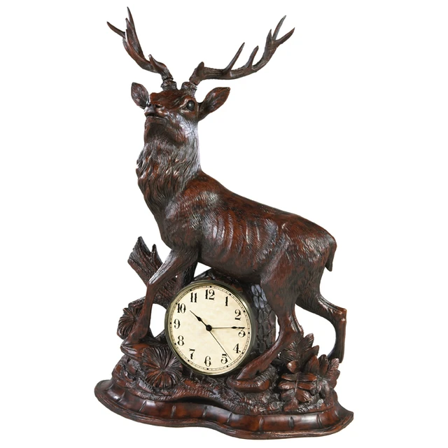Large Stag Clock