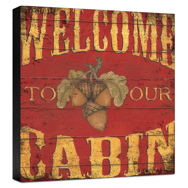 Lodge Welcome Gallery Wrapped Canvas