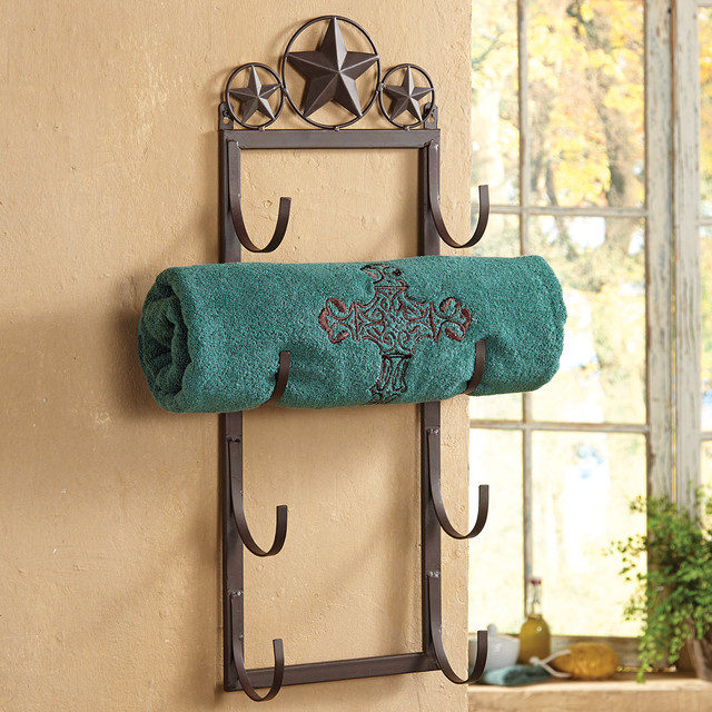 Lone Star Wall/Door Mount Towel Rack - SALE
