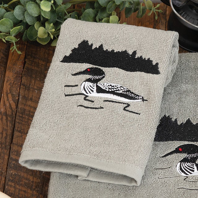 Loon Lake Fingertip Towel