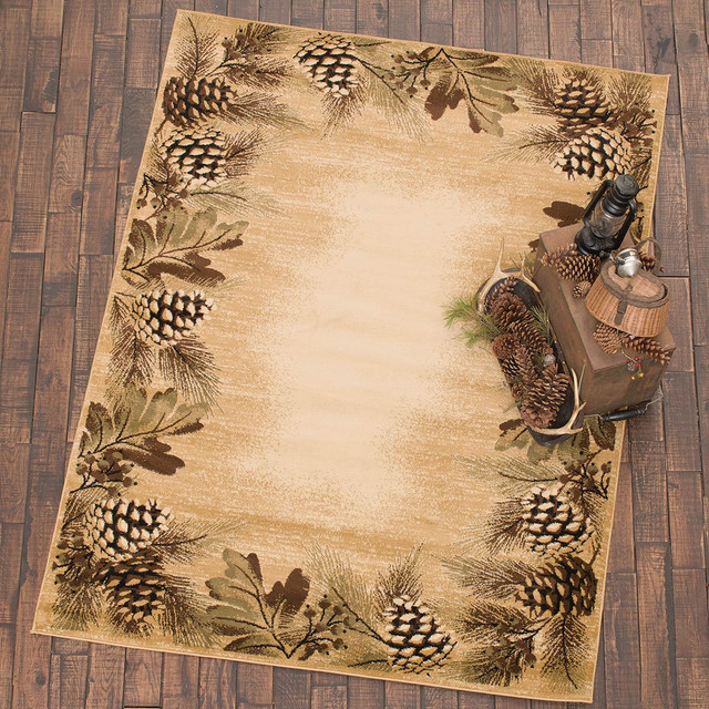 Misty Pinecones Rug - 2 x 3
