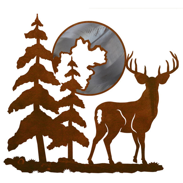 Moonlight Deer Wall Art