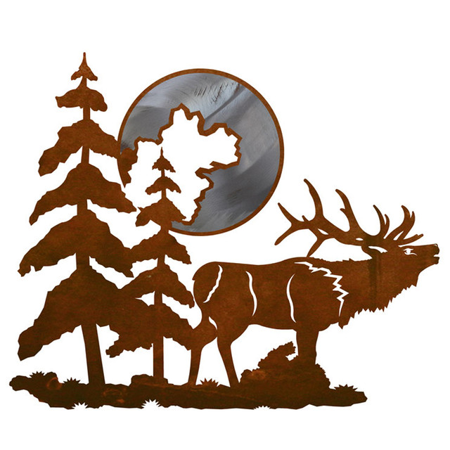Moonlight Elk Wall Art
