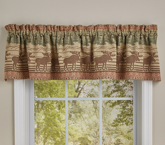 Moose Jacquard Valance - OUT OF STOCK UNTIL 11/18/2025