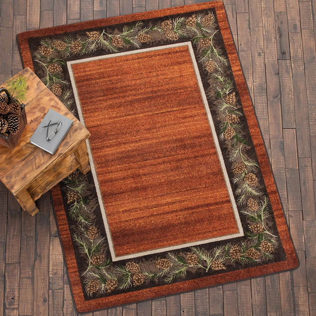 Pine Grove Rust Rug - 4 x 5
