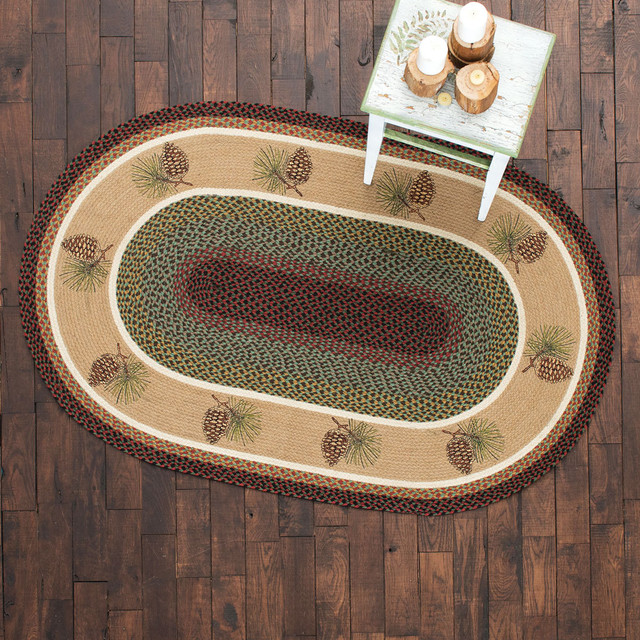 Pinecone Braided Rug - 2 x 3