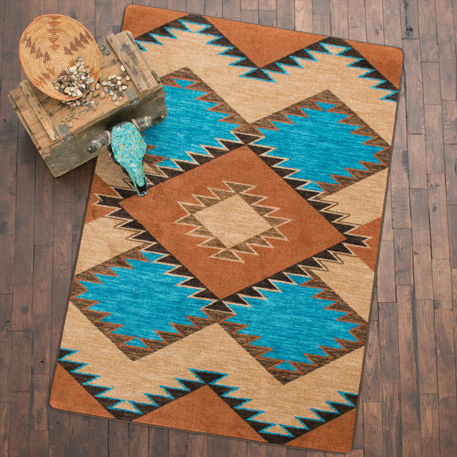 San Pedro Rust Rug - 3 x 4