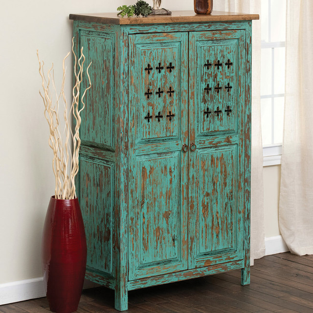 Santa Fe Cross Linen Cabinet