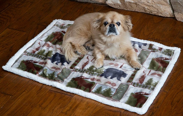 Bear & Moose Wilderness Dog Blankets