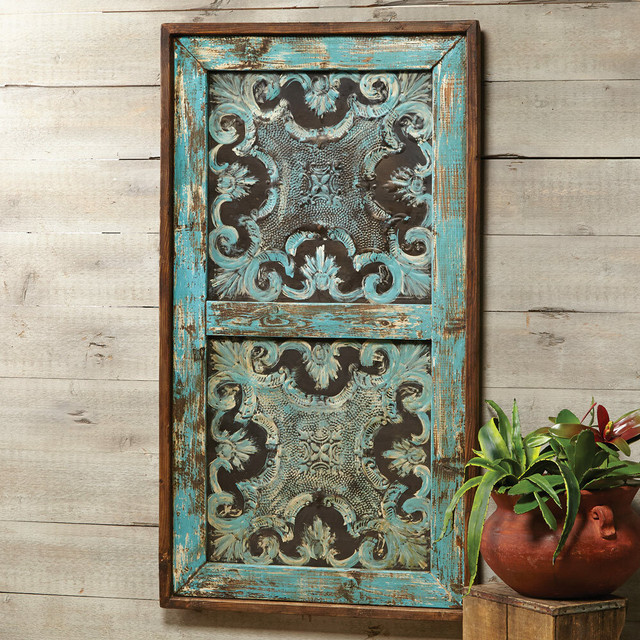 Sevilla Turquoise Panel Wall Hanging