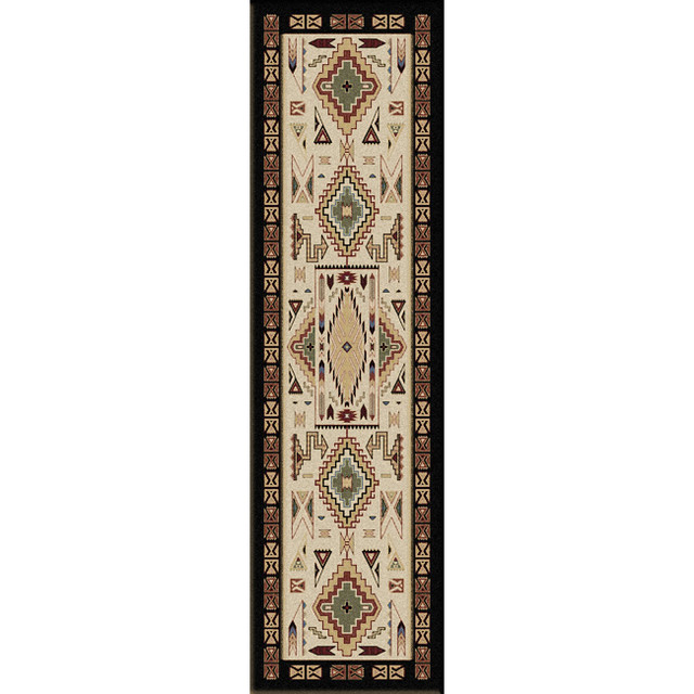 Desert Dream Black Rug - 2 x 8