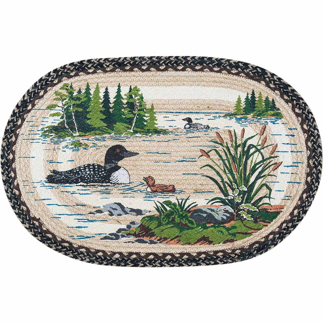 Spring Lake Loons Patch Rug - 2 x 3