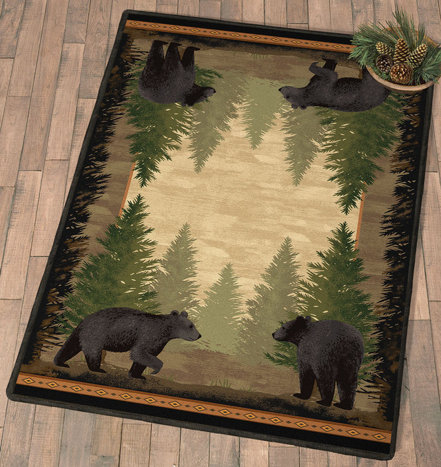 Timberline Bear Rug - 3 x 4