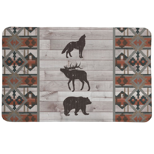 Tribal Wildlife Memory Foam Mat