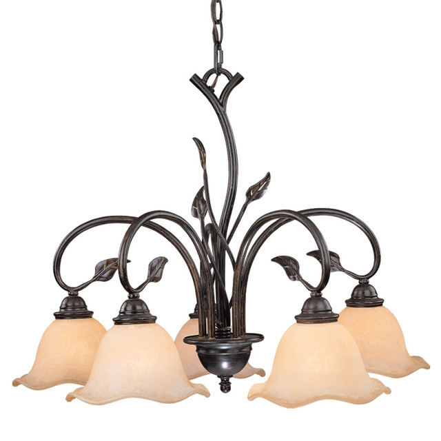Vine Downlight Chandelier - 5 Light