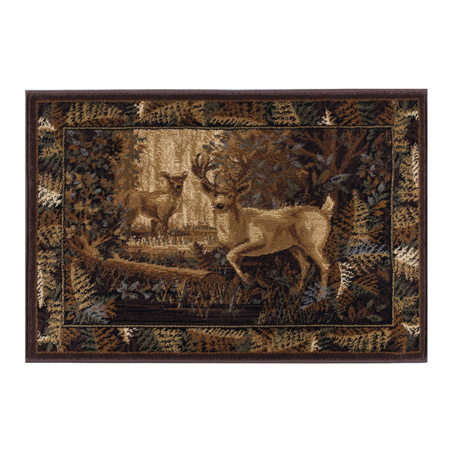 Woodland Deer Rug - 2 x 3