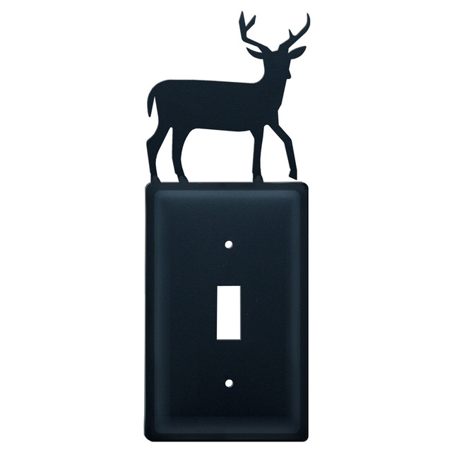Wrought Iron Deer Single Switch Cover